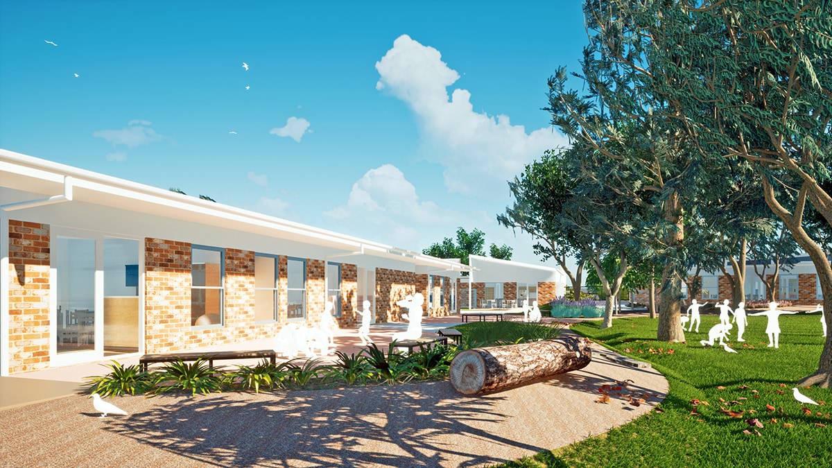 Avondale Primary School - illustrated render