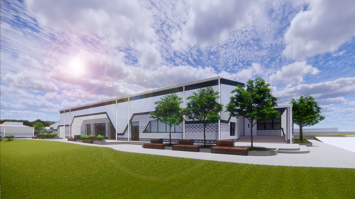 Clyde Primary School - illustrated render