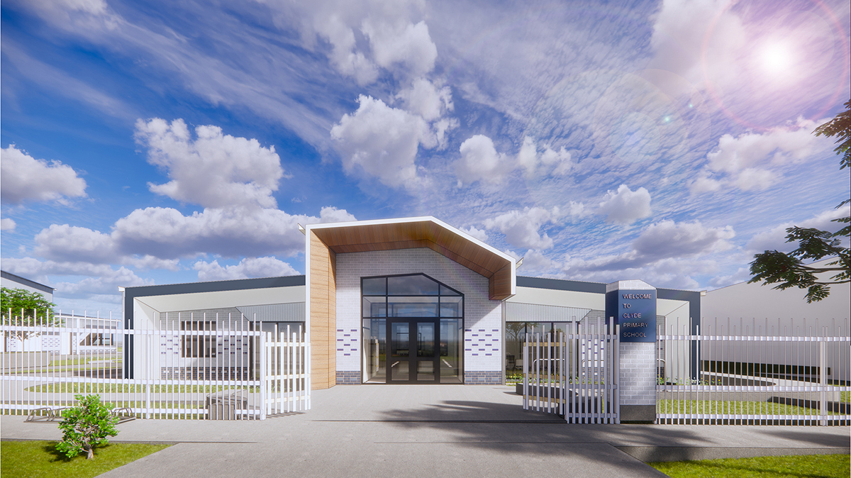 Clyde Primary School - illustrated render