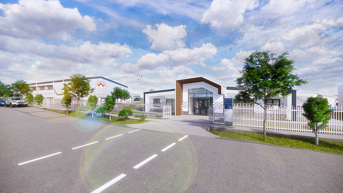 Clyde Primary School - illustrated render