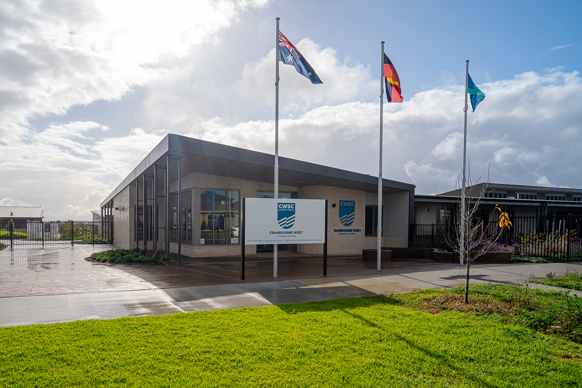 Cranbourne West Secondary College - new school