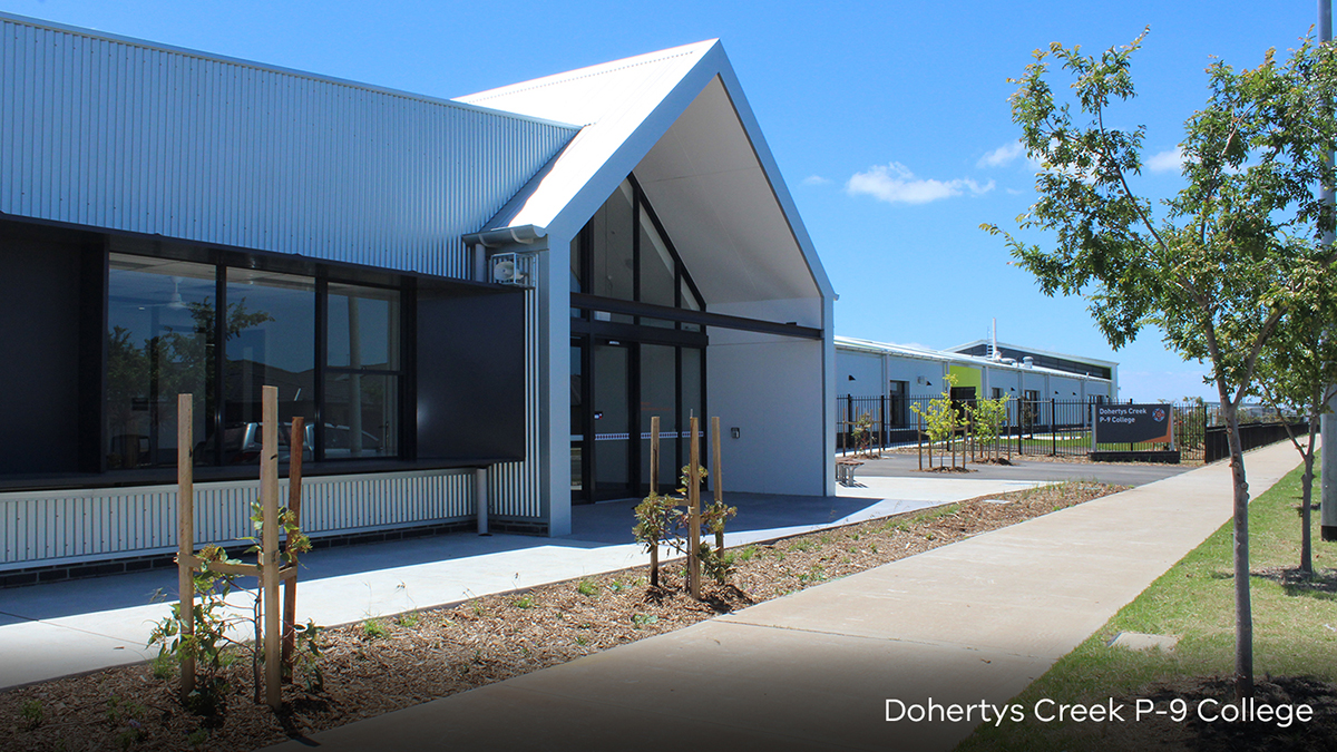 Dohertys Creek P-9 College - new school