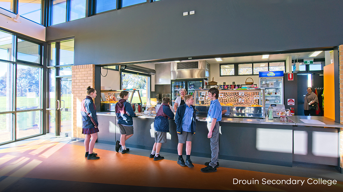 Completed canteen refurbishment