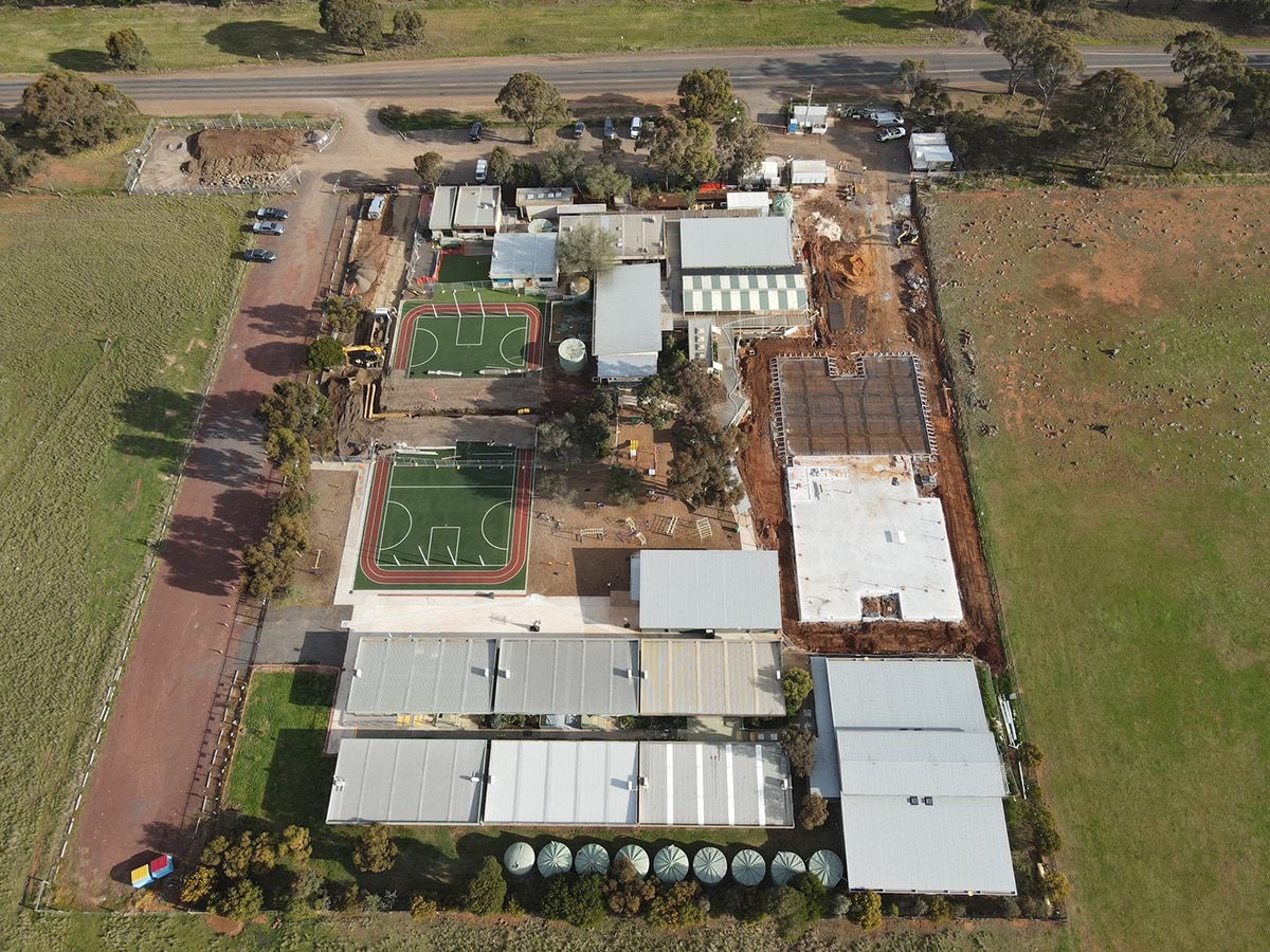 Exford Primary School - construction progress