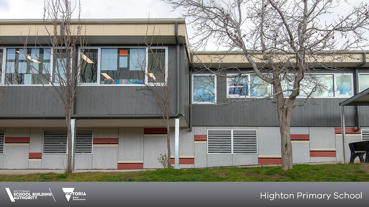 Highton Primary School - architect designed modular building