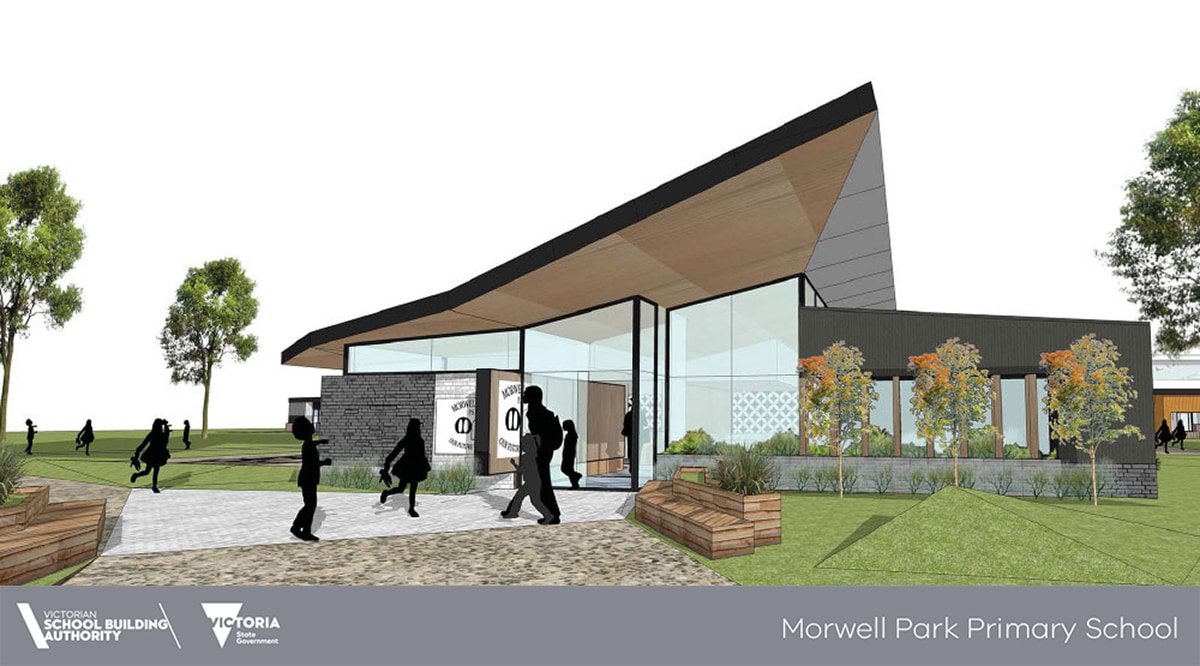 Morwell Park Primary School - illustrated render