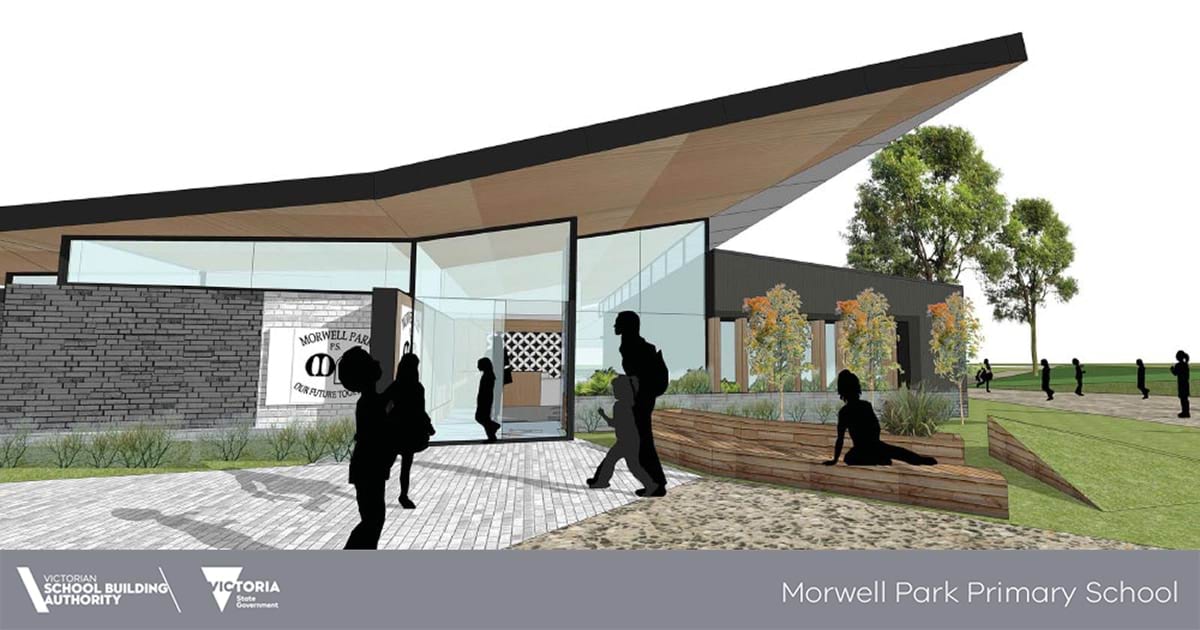 Morwell Park Primary School - illustrated render