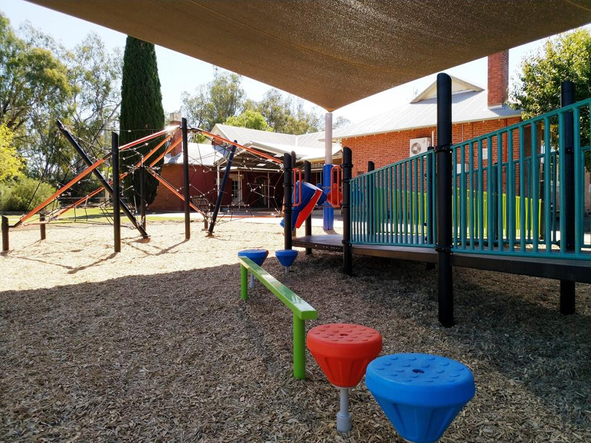 Nathalia Primary School - inclusive playground