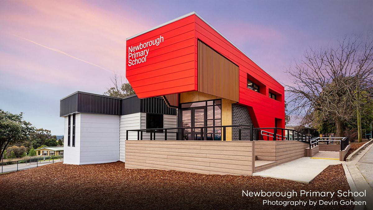 Newborough Primary School - modular building