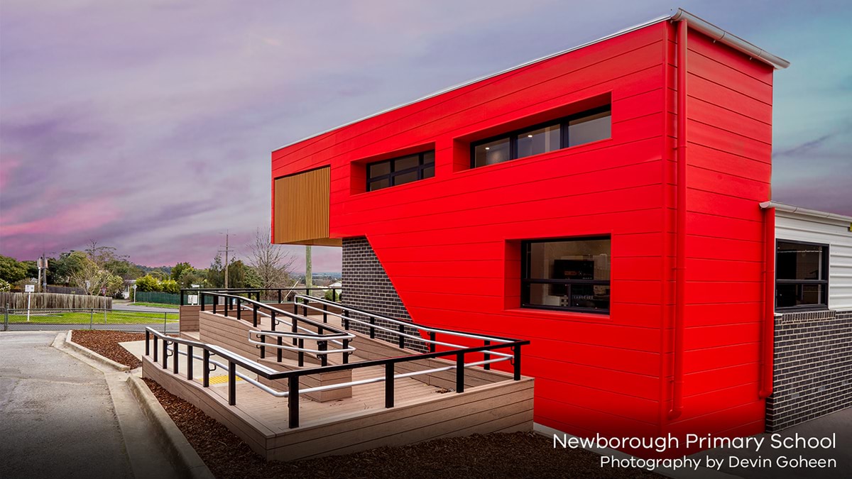 Newborough Primary School - modular building