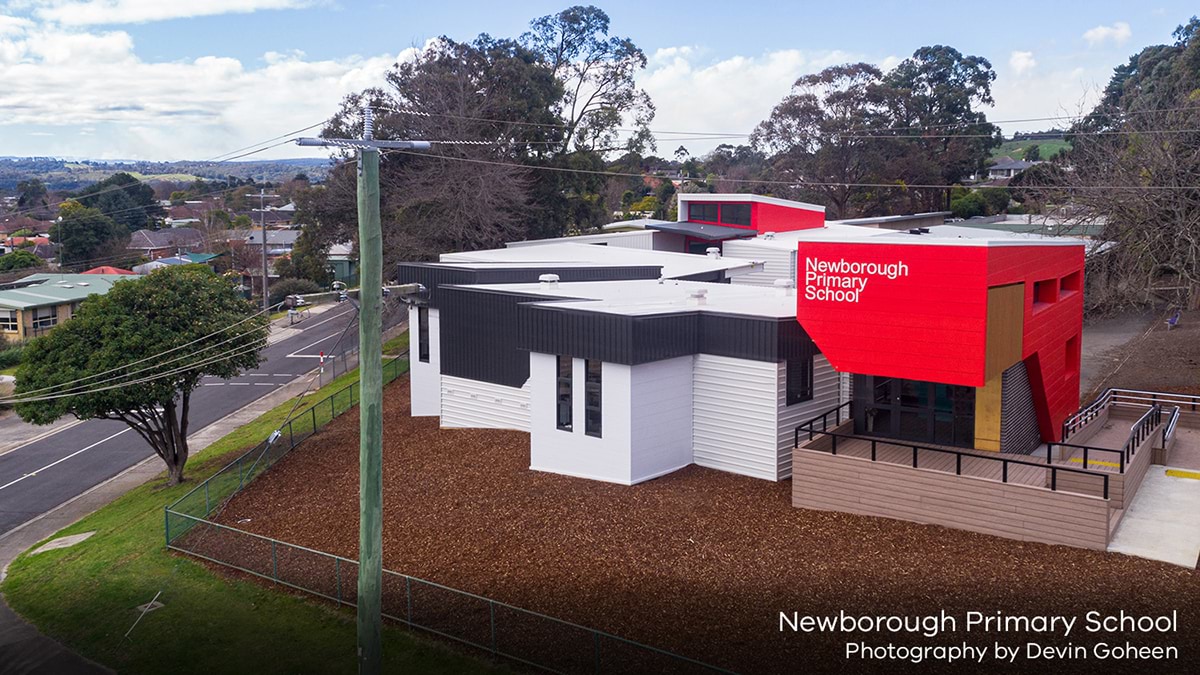 Newborough Primary School - modular building