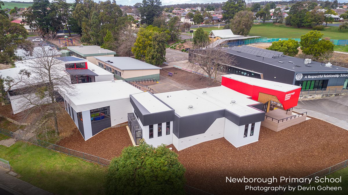 Newborough Primary School - modular building