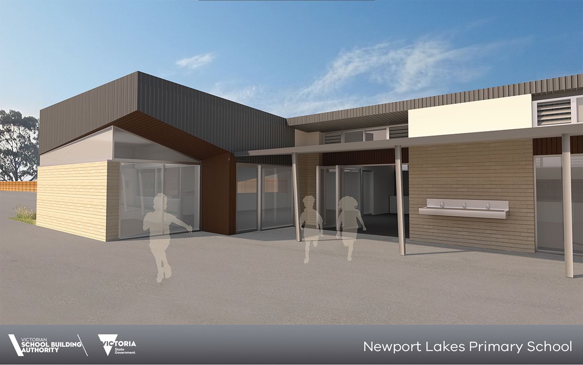 Newport Lakes Primary School - render of upgrade