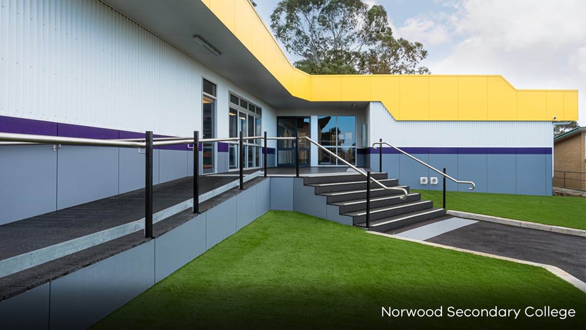 Norwood Secondary College - modular building