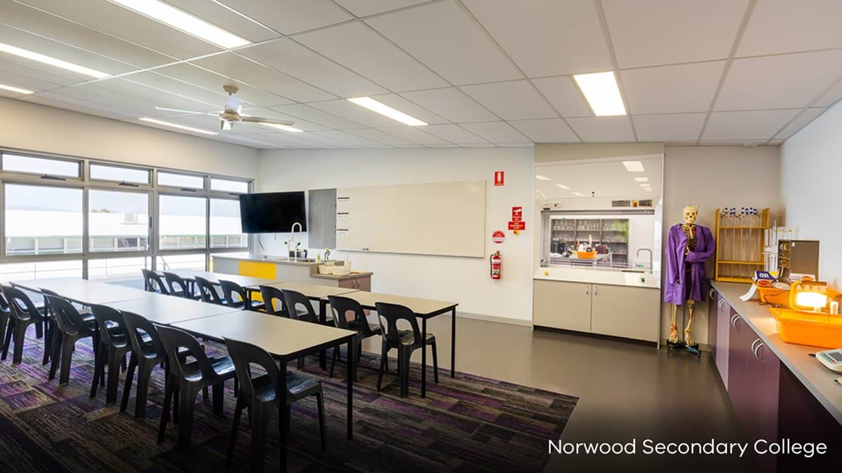 Norwood Secondary College - modular building