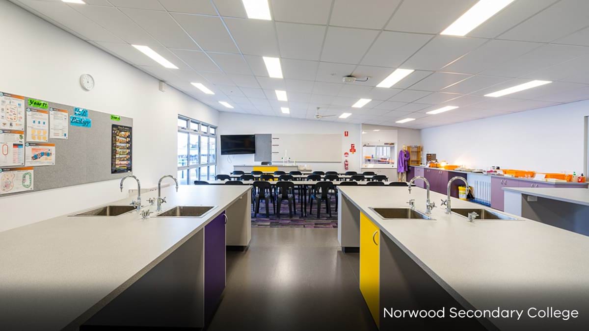 Norwood Secondary College - modular building