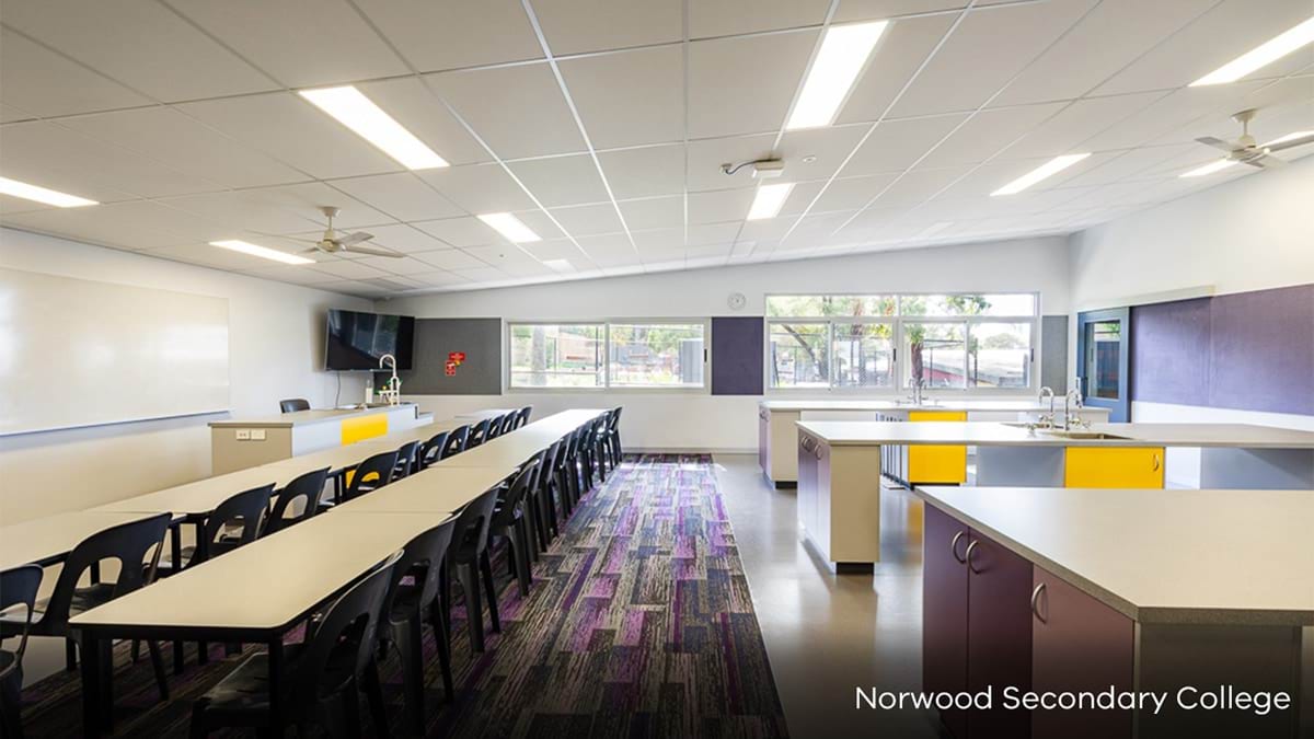 Norwood Secondary College - modular building