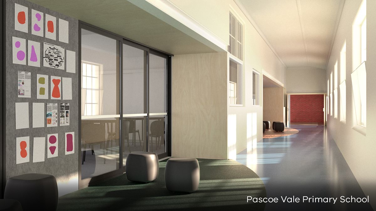 Pascoe Vale Primary School - illustrated render