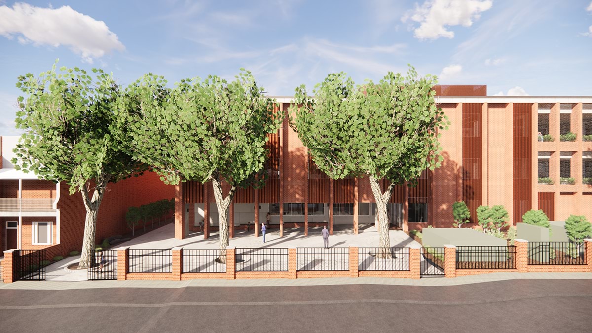 Preston South Primary School - illustrated renders of upgrade