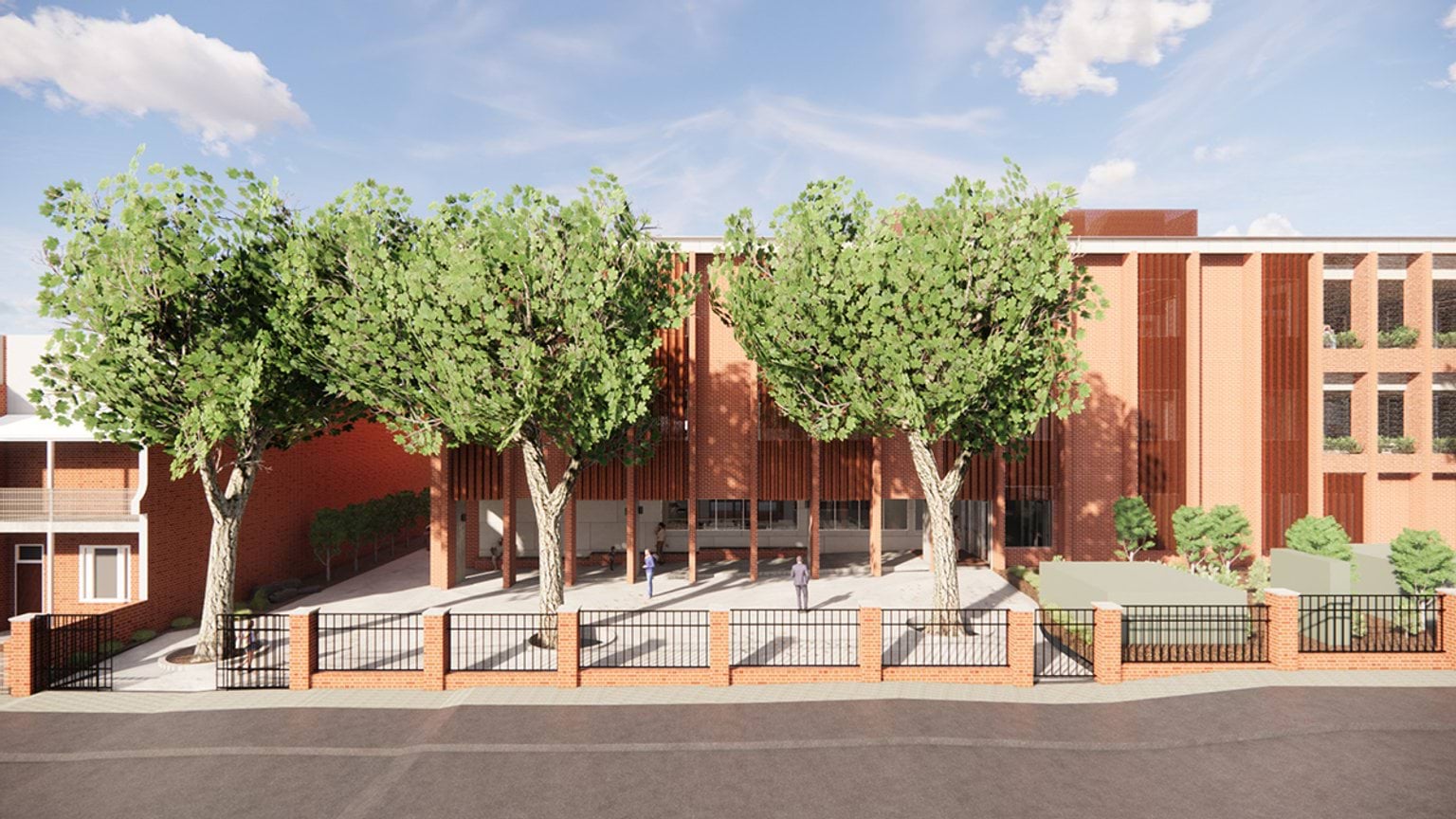 Preston South Primary School - illustrated renders of upgrade