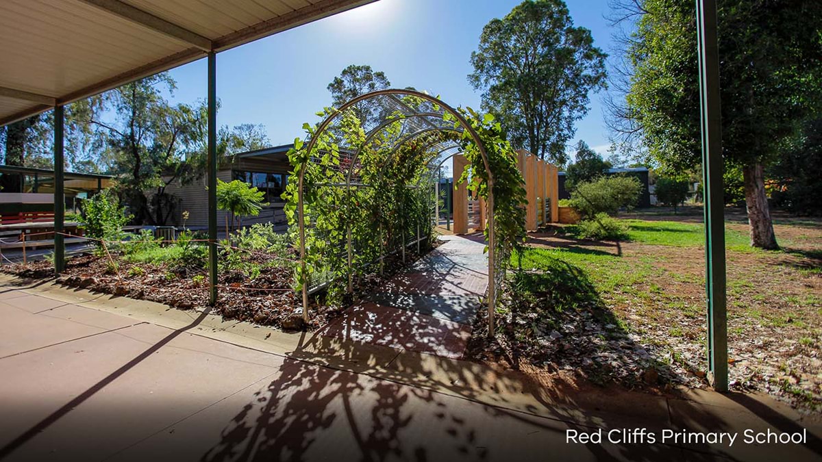 Red Cliffs Primary School - Inclusive Schools Fund, completed outdoor sensory play space