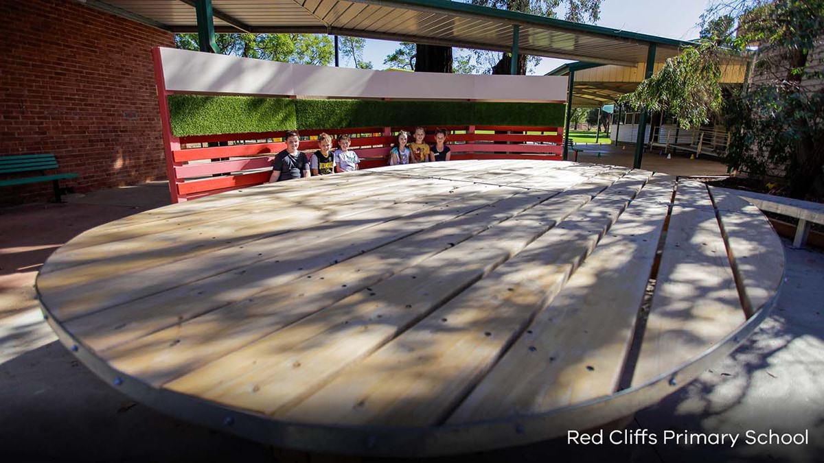 Red Cliffs Primary School - Inclusive Schools Fund, completed outdoor sensory play space