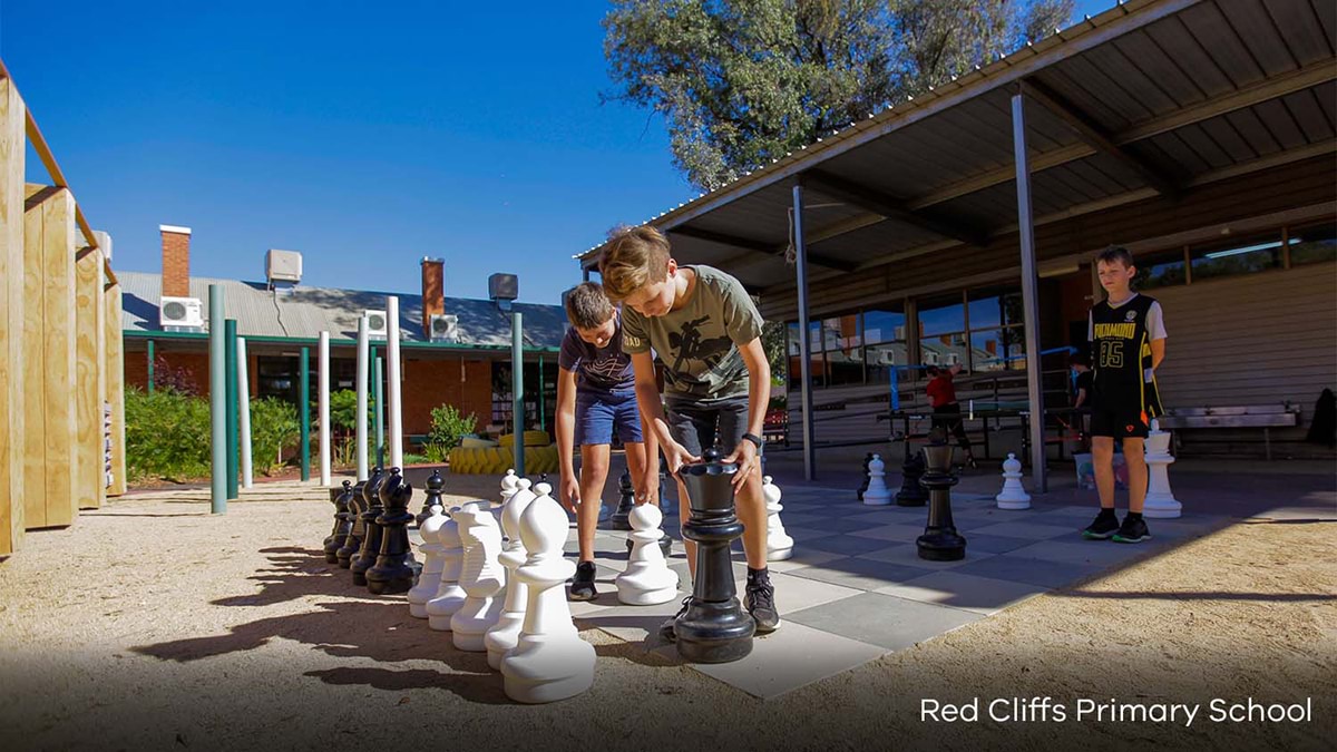 Red Cliffs Primary School - Inclusive Schools Fund, completed outdoor sensory play space