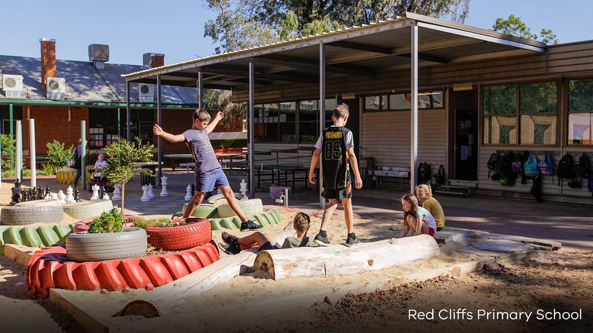 Red Cliffs Primary School - Inclusive Schools Fund, completed outdoor sensory play space