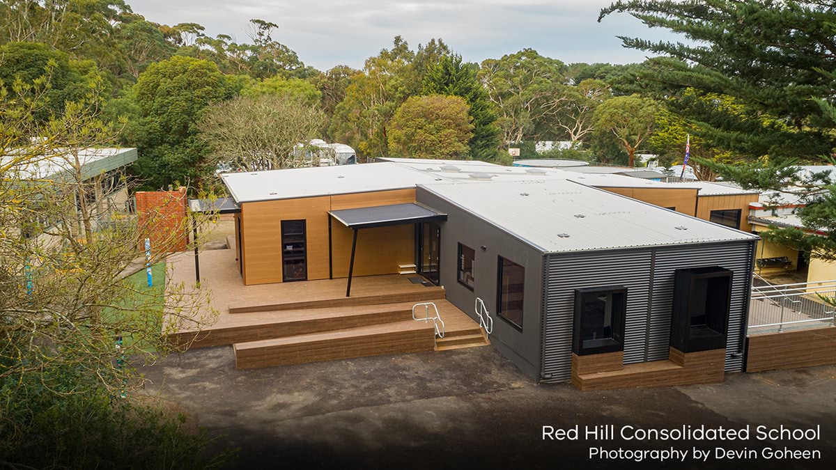 Red Hill Consolidated School - modular building