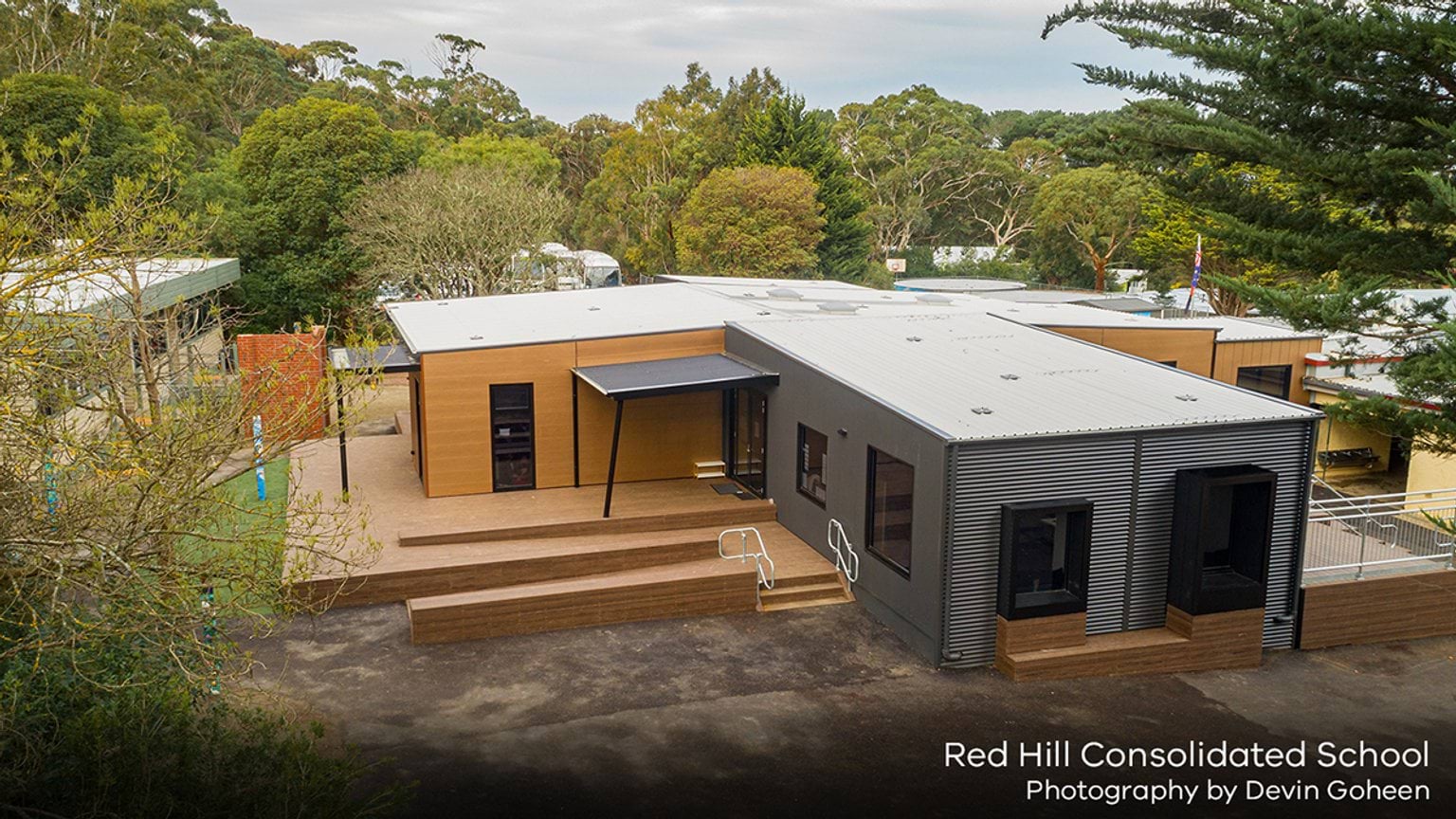 Red Hill Consolidated School - modular building