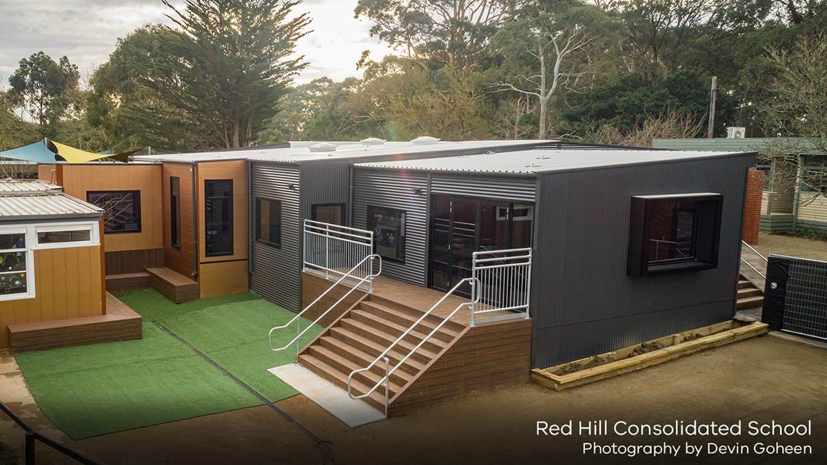 Red Hill Consolidated School - modular building