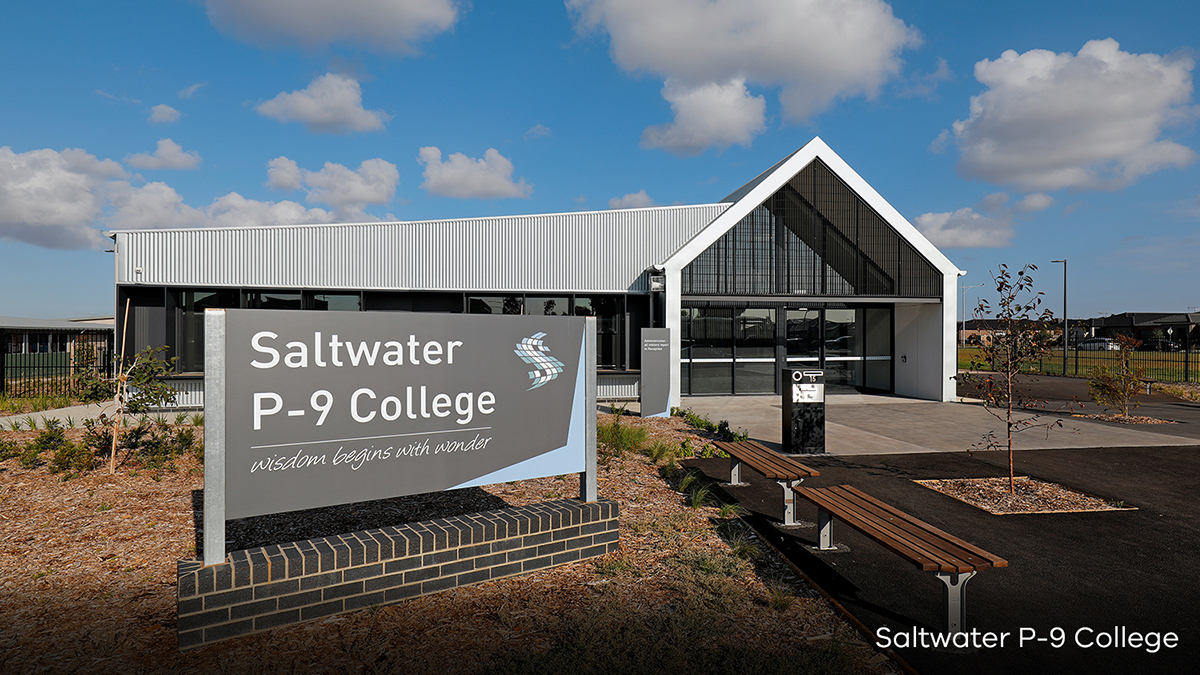 Saltwater P-9 College - new school