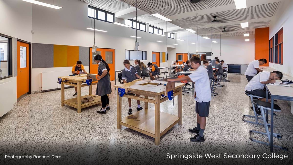 Springside West Secondary College - new school