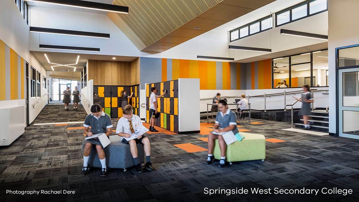 Springside West Secondary College - new school