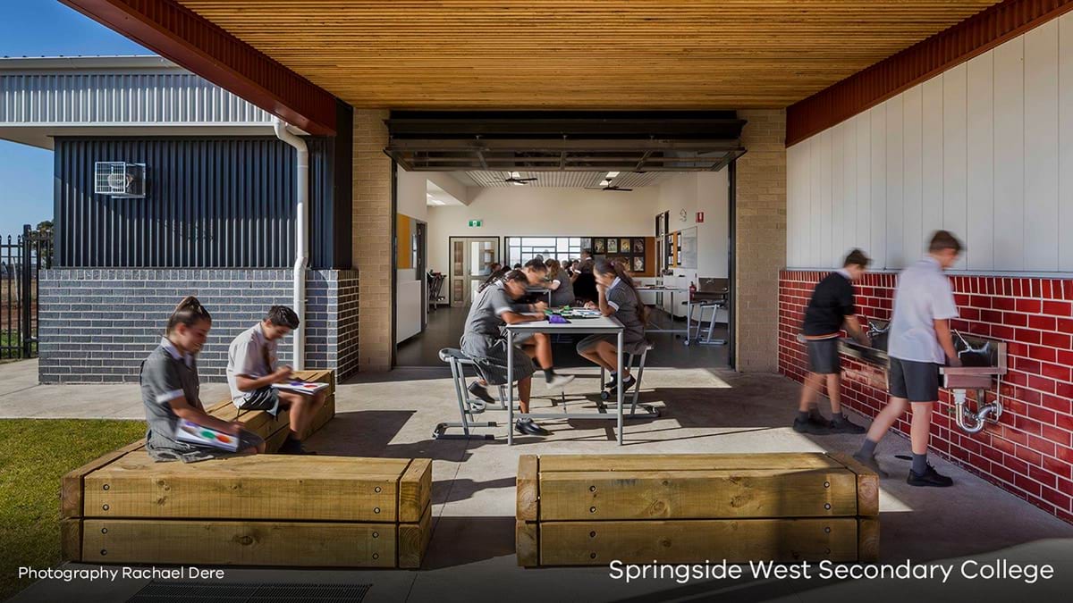 Springside West Secondary College - new school