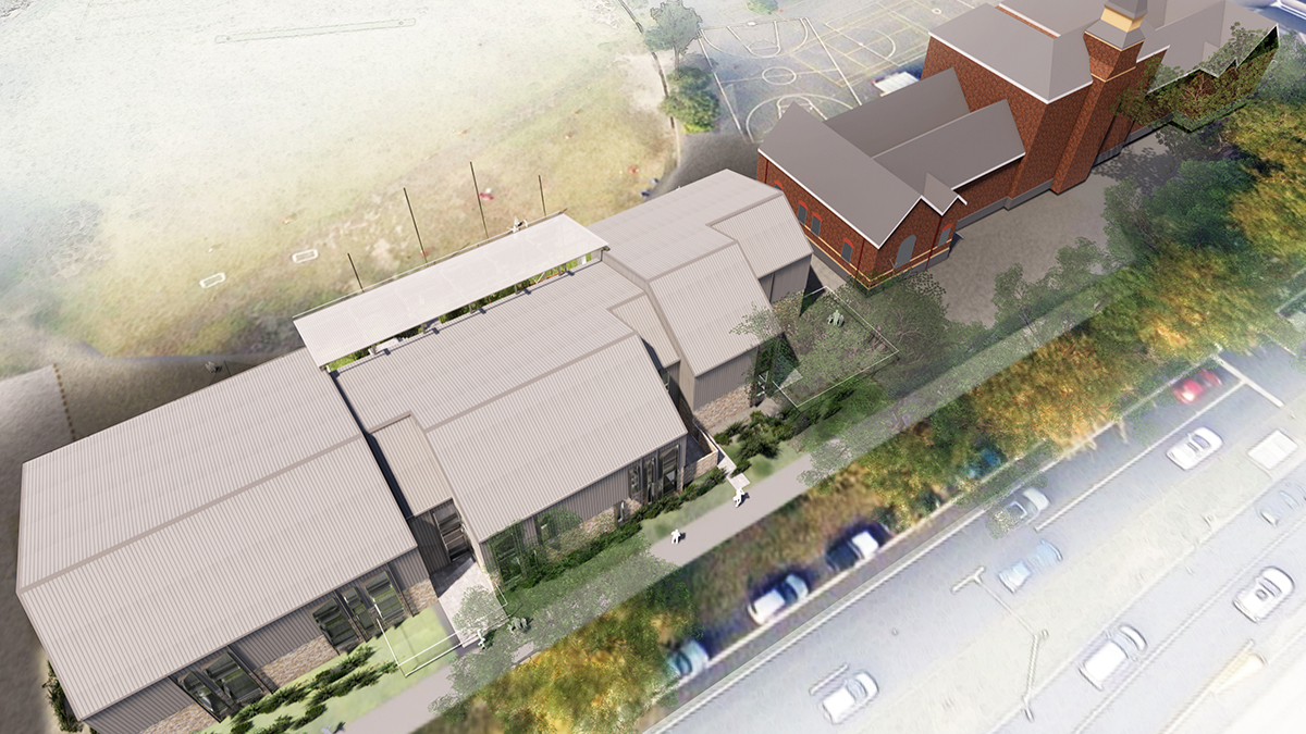 St Kilda Primary School - illustrated renders