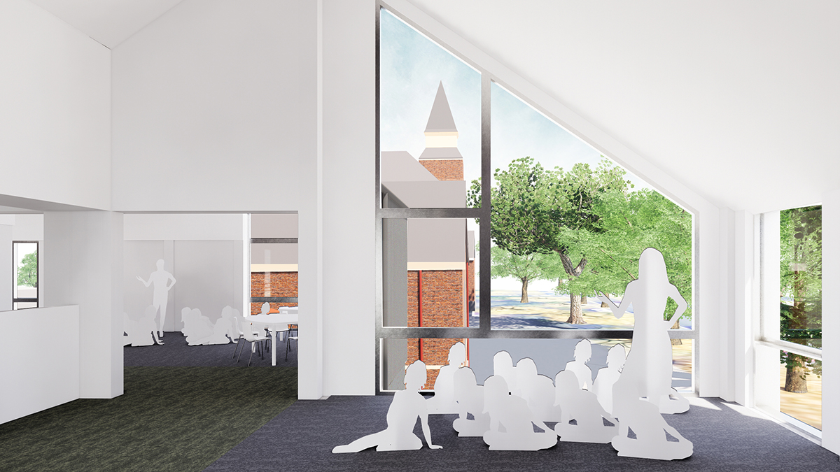 St Kilda Primary School - illustrated renders