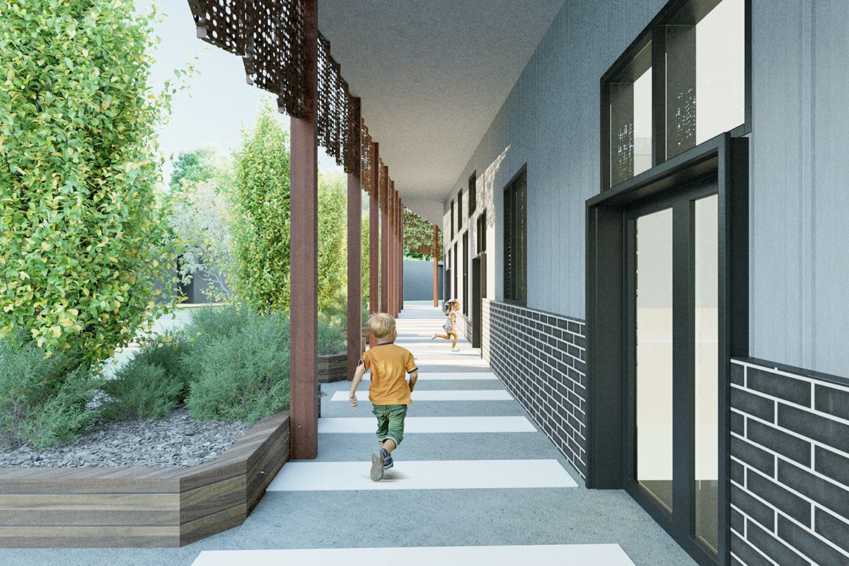 Strathmore North Primary School, illustrated render