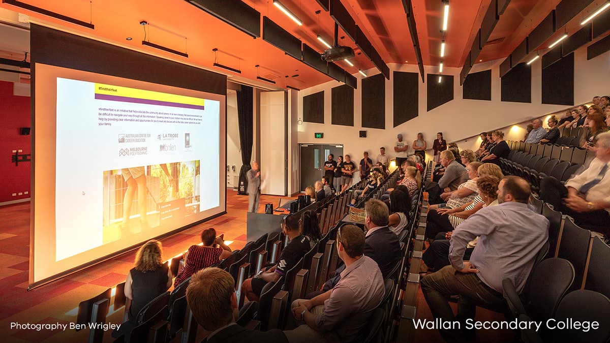 Completed lecture theatre