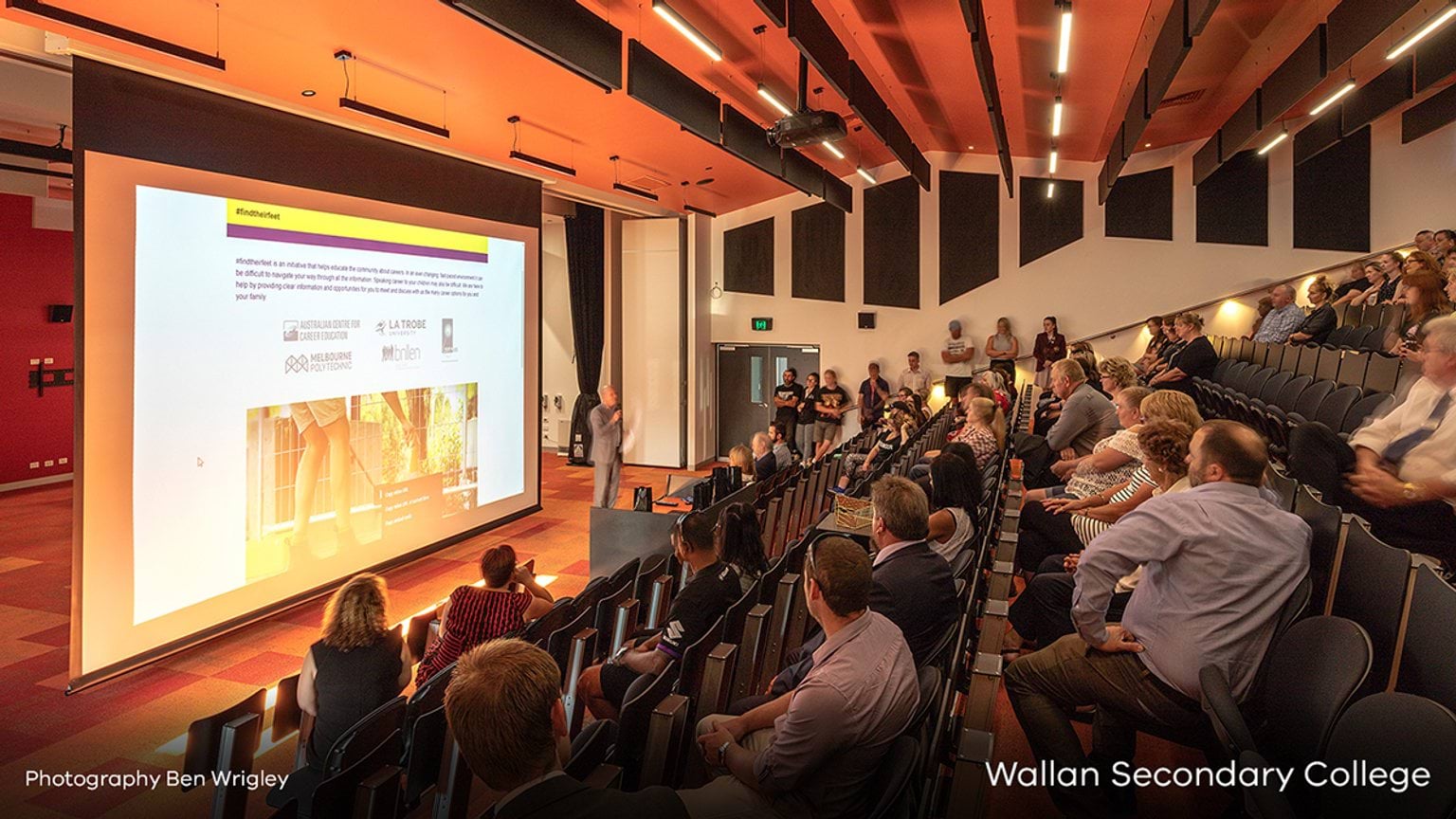 Completed lecture theatre