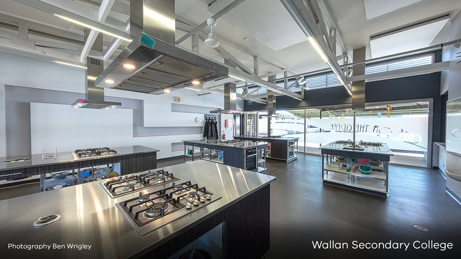 Refurbished home economics area