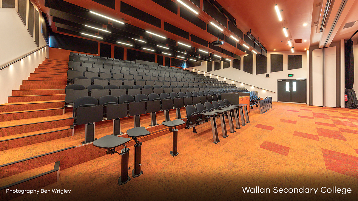 Completed lecture theatre