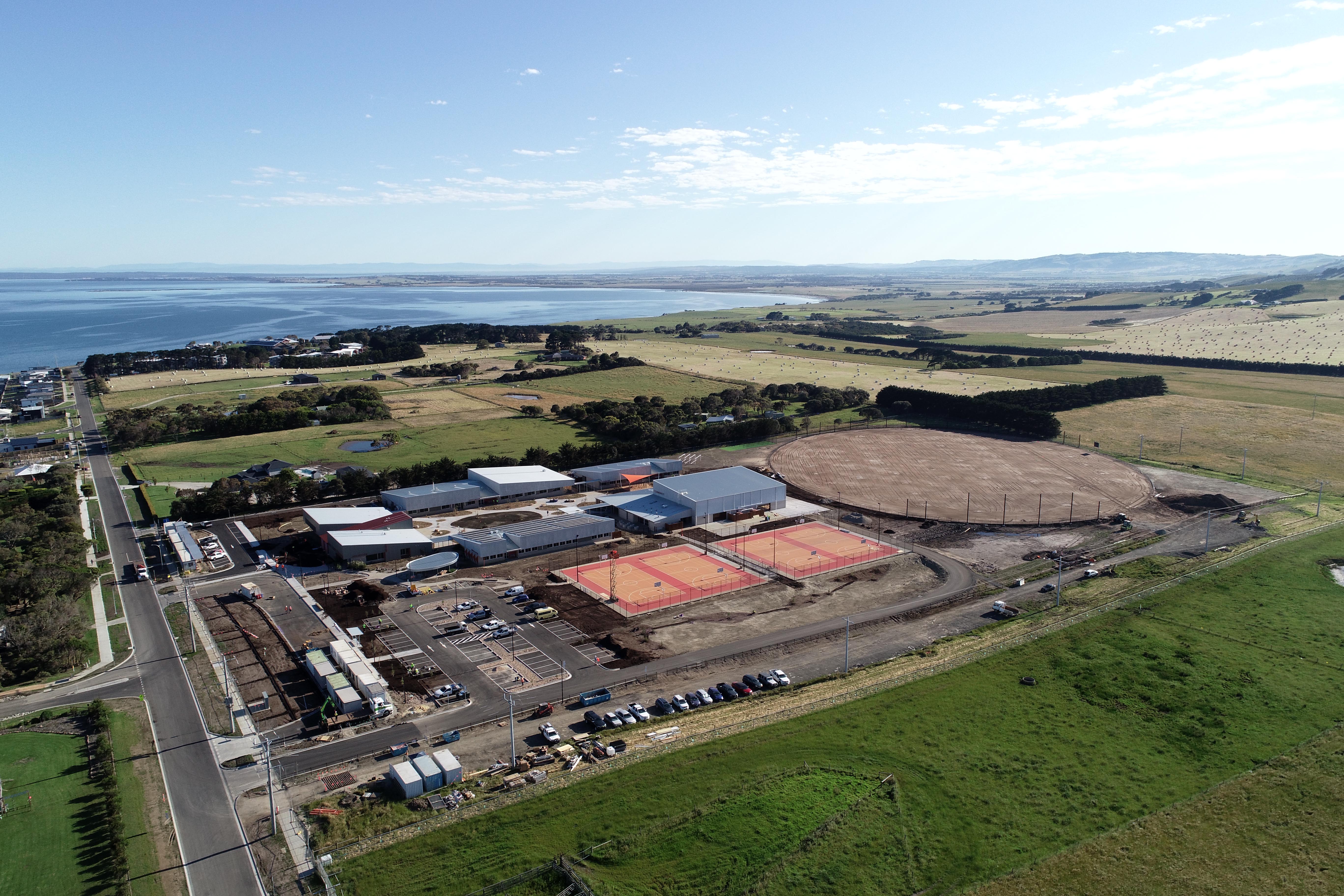 Bass Coast College - San Remo Campus, December 2021 construction progress