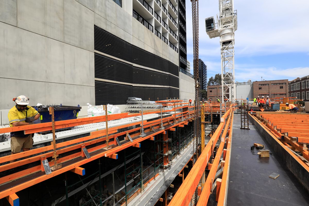 Centre for Higher Education Studies - December 2021 construction progress