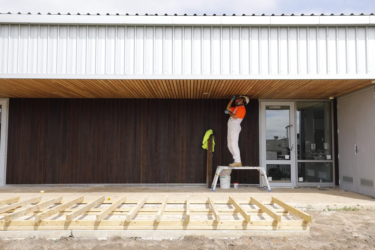 Clyde Creek Primary School - new school, November 2021 construction progress