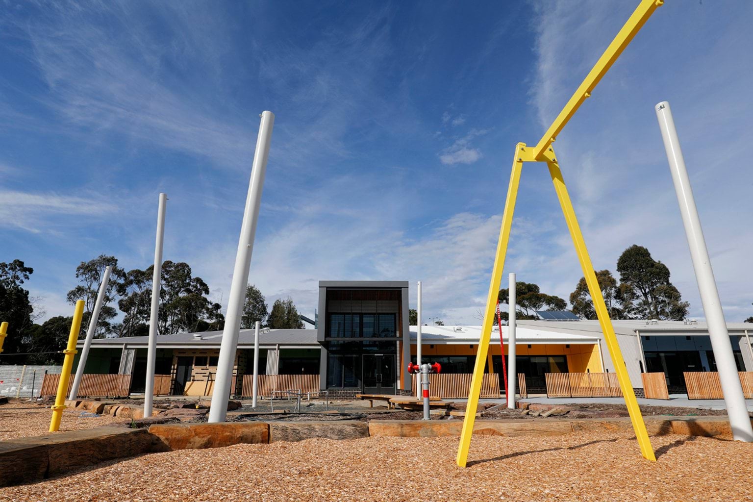 Endeavour Hills Specialist School - new school, November 2021 construction progress