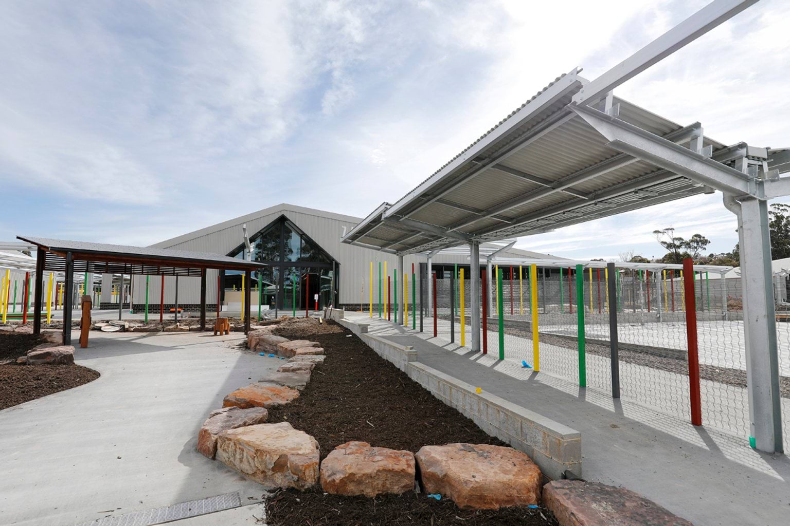 Endeavour Hills Specialist School - new school, November 2021 construction progress