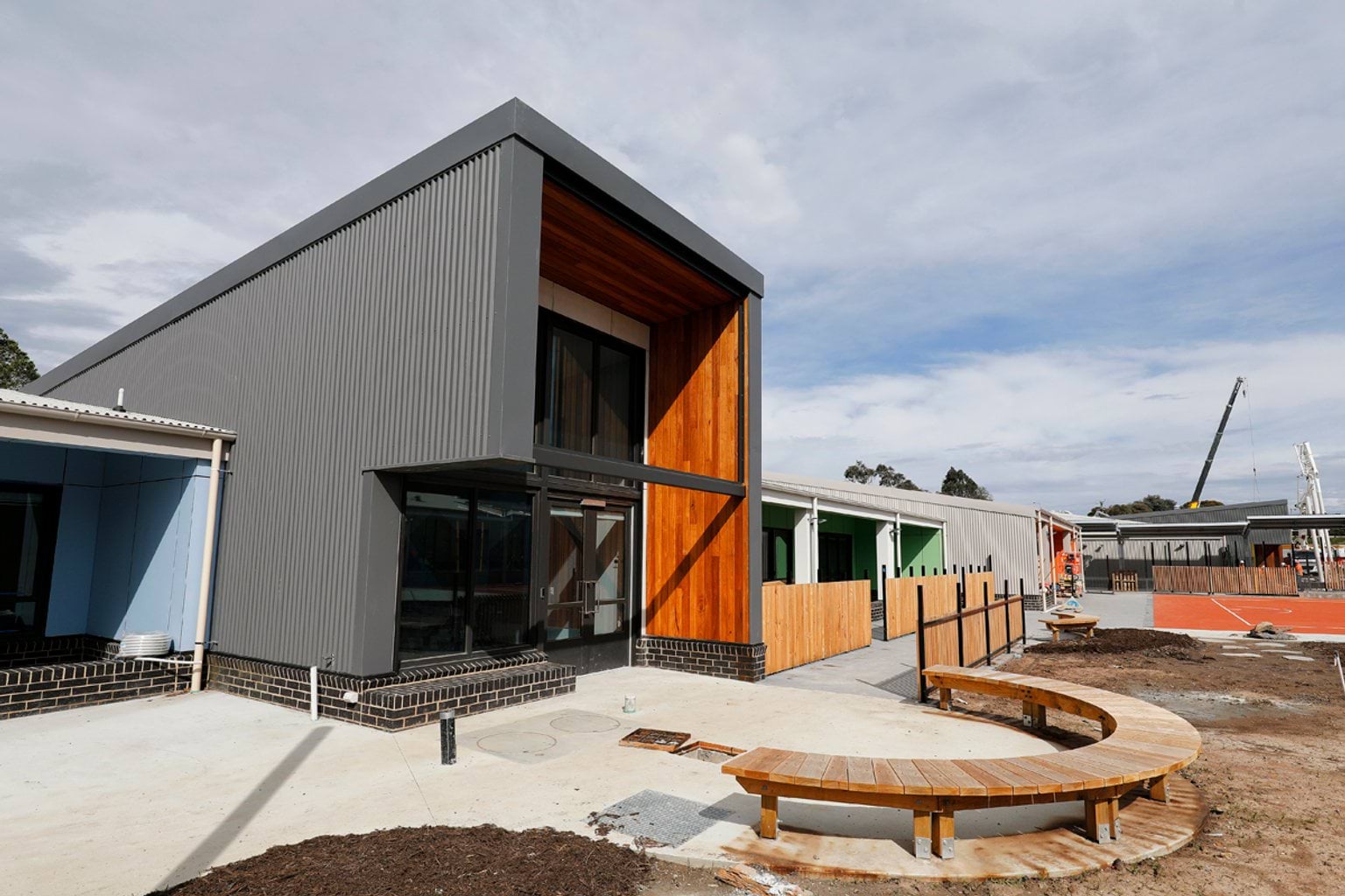 Endeavour Hills Specialist School - new school, November 2021 construction progress