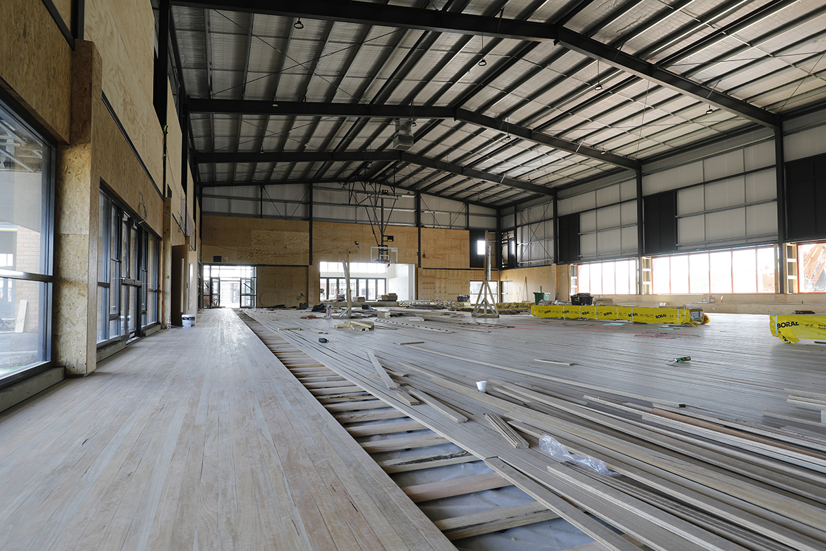 Gilgai Plains Primary School - new school, November 2021 construction progress