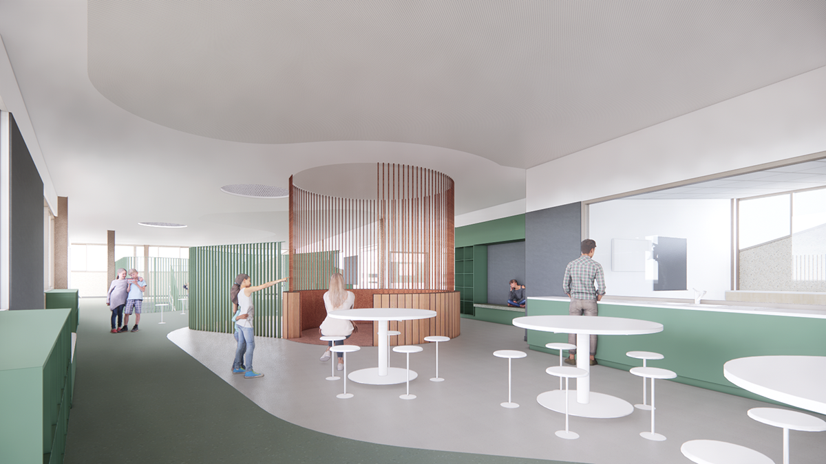 Reservoir Primary School - STEAM project space, illustrated render